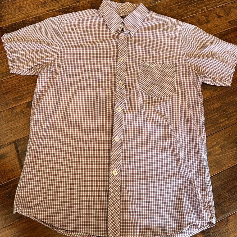 Ben Sherman mens short sleeve button down size L